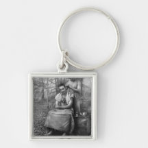 Barber - WWII - GI Haircut Key Chains