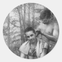 Barber - WWII - GI Haircut Stickers