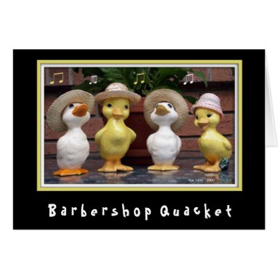 Barbershop Quacket Card by susieQ1960