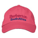 Barberton, South Africa Custom Hat embroidered hats