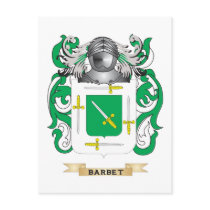 Barbet Coat of Arms (Family Crest)