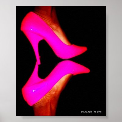 Barbie Shoes deux Poster by blackmagickbarbie
