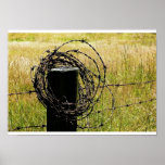 Barbwire Country Posters