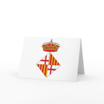 Barcelona Coat of Arms Greeting Card