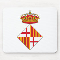 Barcelona Coat of Arms Mousepad