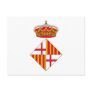 Barcelona Coat of Arms Postcard