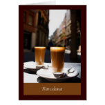 Barcelona Coffee Break Card