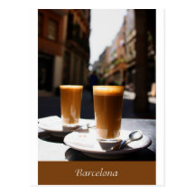 Barcelona Coffee Break Post Cards