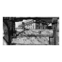 barcelona estación de francia photo card template