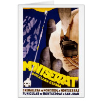 Barcelona Montserrat Spain Card