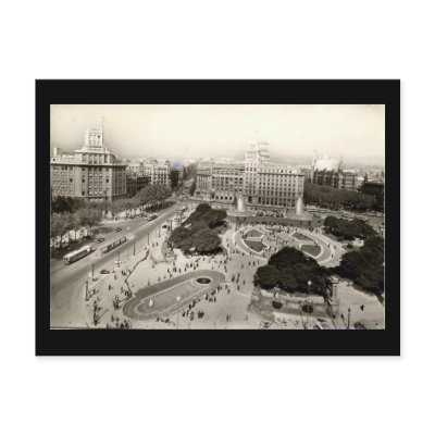 Barcelona, Old Postcard by gregoryolney2