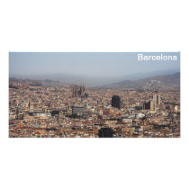 Barcelona Customized Photo Card