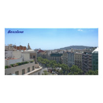 Barcelona Personalized Photo Card
