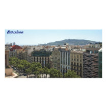 Barcelona Custom Photo Card