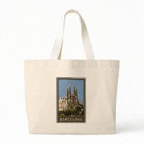 Barcelona Sagrada Familia Tote Bags