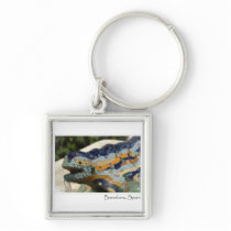 Barcelona Spain Park Guell Key Chain