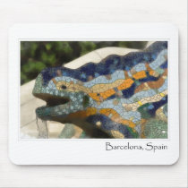Barcelona Spain Park Guell Mouse pad