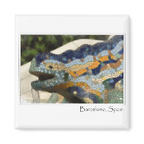 Barcelona Spain Park Guell Tourist Destination