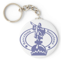 Barcelona Stamp Key Chains