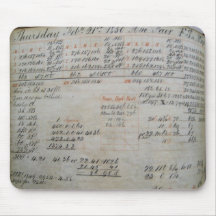 Barclay Perkins 1850 FSt log Mouse Mats