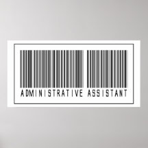 Barcode Administrative Assistant Print