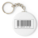Barcode AV Archivist Keychains