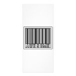 Barcode Awesome rack cards