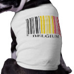 Barcode Belgium Flag Pet Clothing