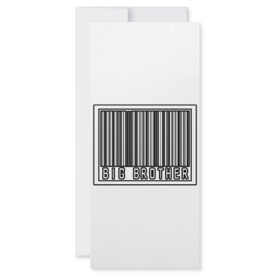 Barcode Big Brother by Proud_Brother_Shirts