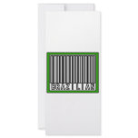 Barcode Brazilian rack cards
