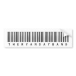 Barcode Bumper Sticker bumper stickers