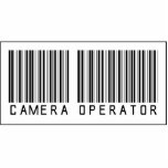 Barcode Camera Operator photo sculptures