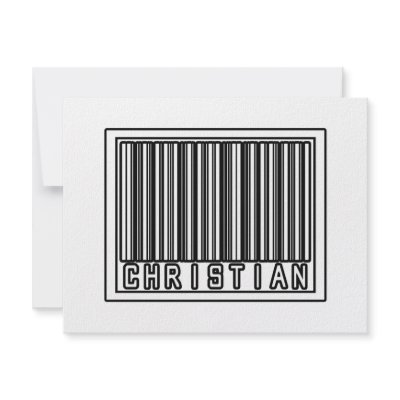 Barcode Christian by Christianity_Shirts