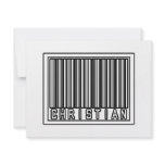 Barcode Christian invitations