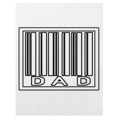 Barcode Dad by Proud_Dad_Shirts