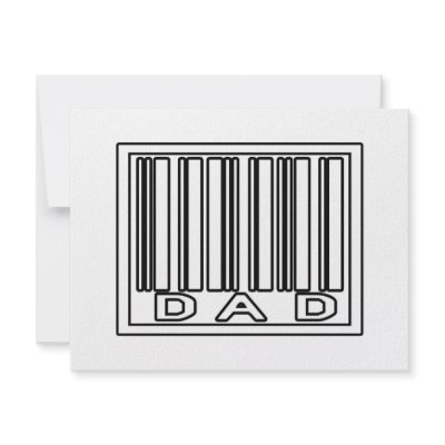 Barcode Dad by Proud_Dad_Shirts