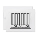 Barcode Dad Invites