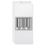Barcode Dad Custom Rack Card
