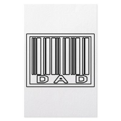 Barcode Dad by Proud_Dad_Shirts