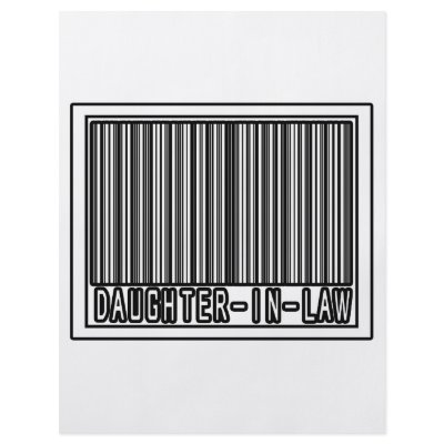 Barcode Daughter-In-Law Custom Flyer by Daughter_In_Law