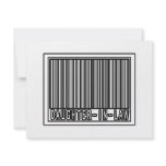Barcode Daughter-In-Law invitations