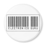 Barcode Electronics Guru Fridge Magnet