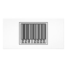 Barcode Engineer Customized Photo Card