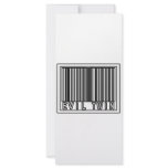 Barcode Evil Twin Personalized Rack Card