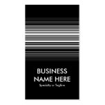 barcode fade business cards
