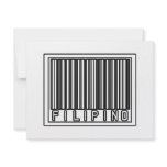 Barcode Filipino invitations