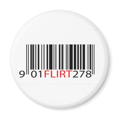 BarCode- Flirt Red Magnets by razzledazzlethem