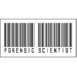 Barcode Forensic Scientist photo sculptures