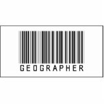 Barcode Geographer Acrylic Cut Out