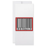 Barcode German rack cards